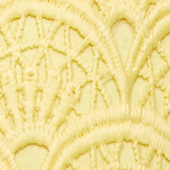 FREE PEOPLE INTIMATELY CROCHET SUNRISE TO SUNSET BRA IN SUNNY DAY SIZE MEDIUM - Picture 4 of 12